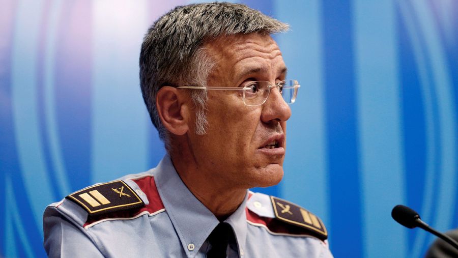 El comisario Miquel Esquius, que ha sido relevado de la jefatura de los Mosos d'Esquadra.