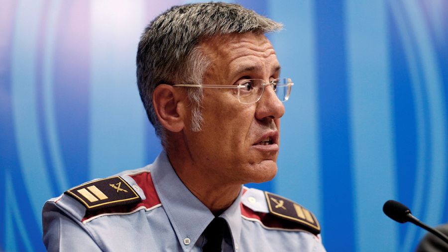 El comisario Miquel Esquius, que ha sido relevado de la jefatura de los Mosos d'Esquadra.
