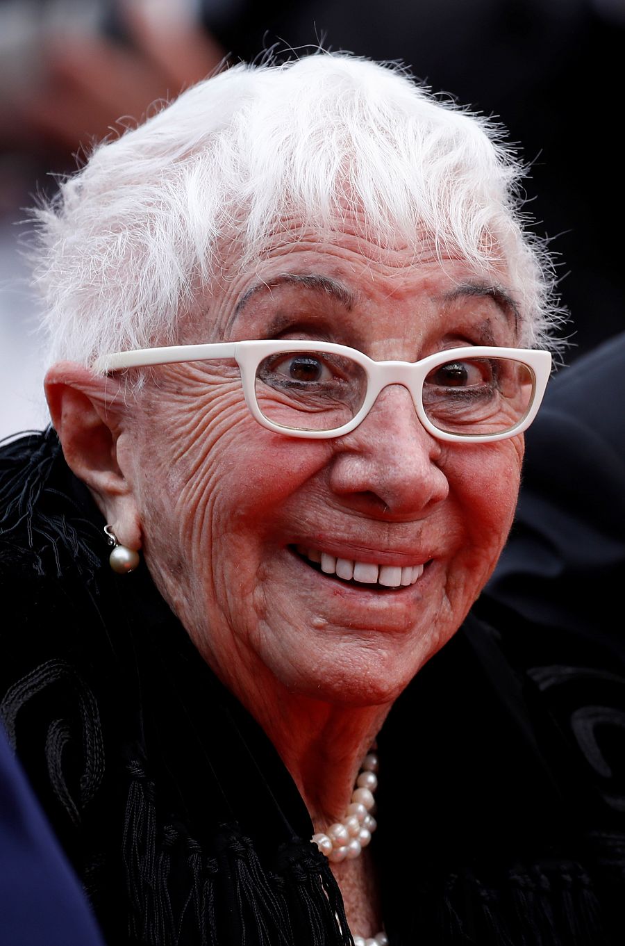 La cineasta italiana Lina Wertmüller, en el Festival de Cannes 2019.