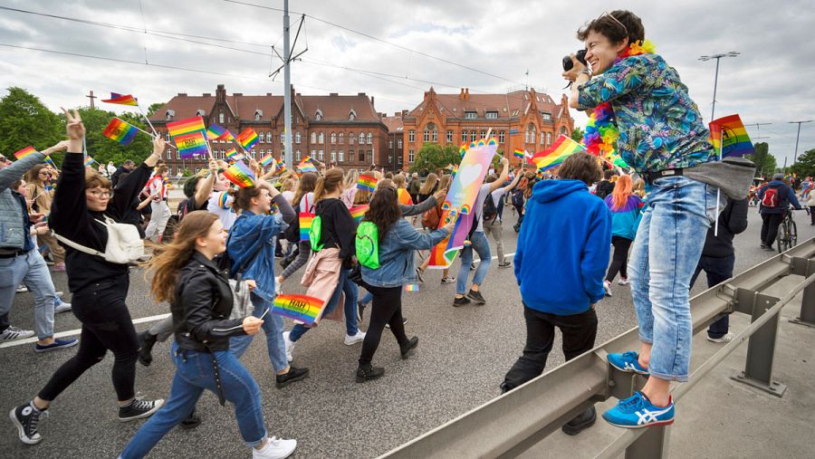 Marcha por la igualdad y la tolerancia celebrada enGdansk el pasado 25 de mayo con el lema 