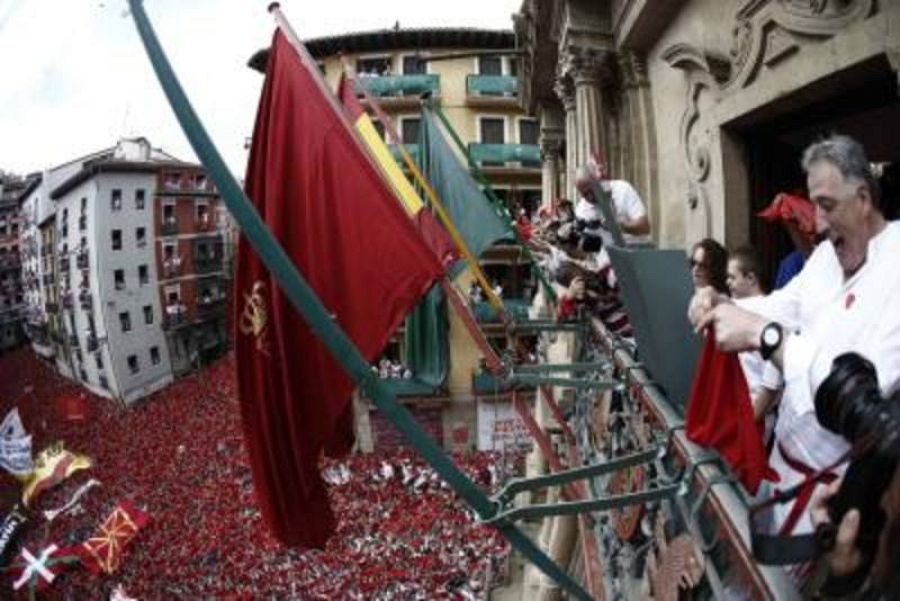 Chupinazo de los Sanfermines de 2018