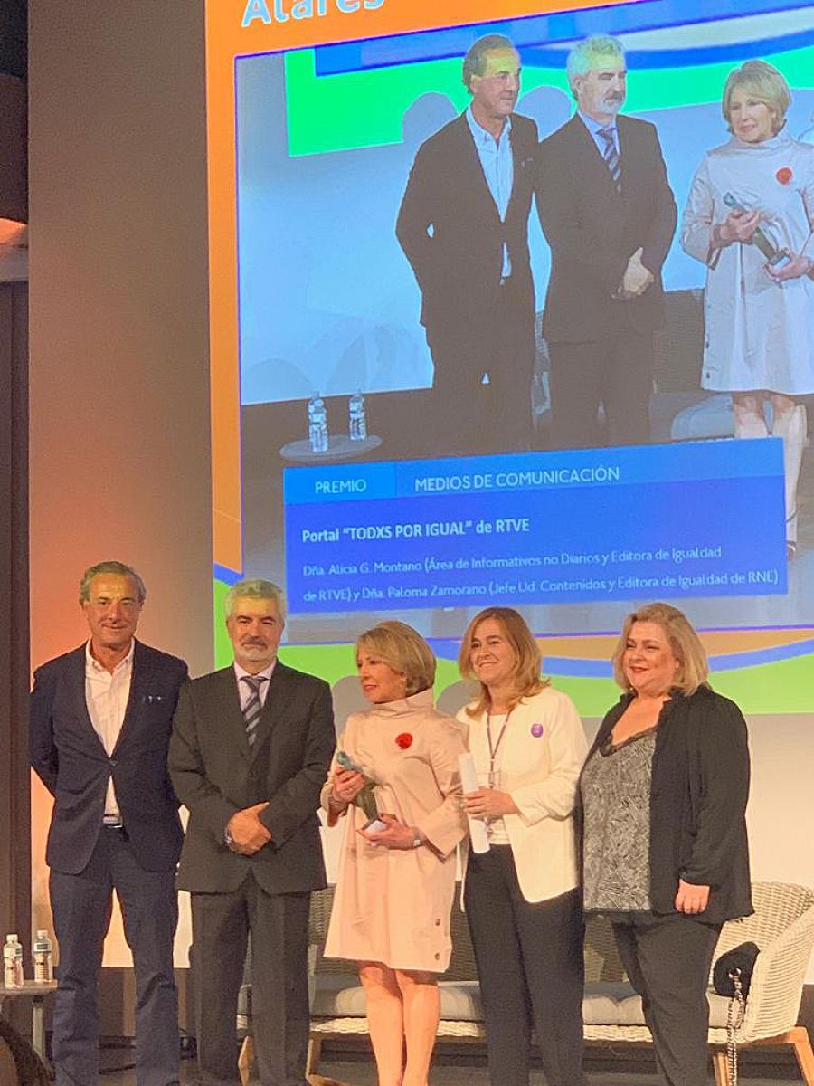 Las editoras de Igualdad de TVE y RNE, Alicia G. Montano y Paloma Zamorano