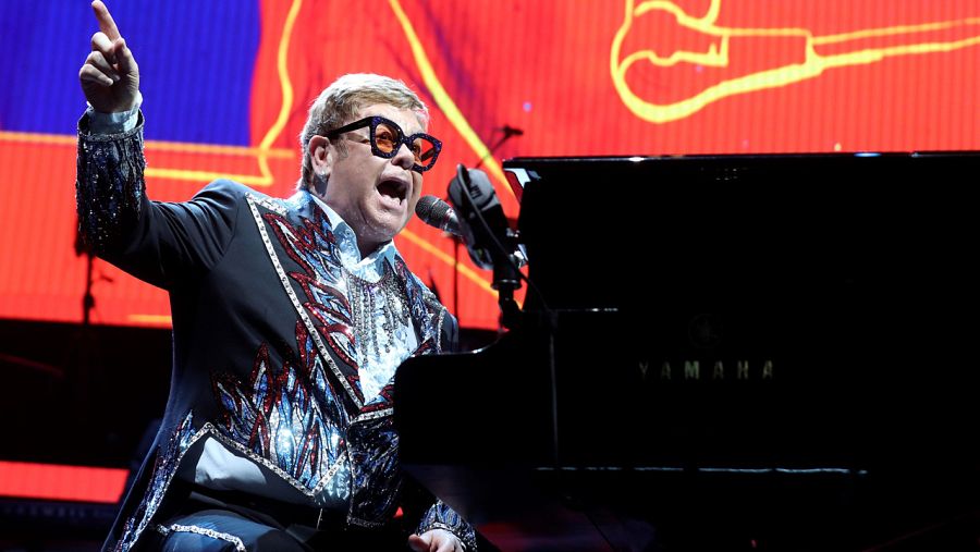 El británico Elton Jhon actúa en Madrid