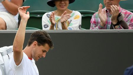 Dominic Thiem dice adiós en Wimbledon
