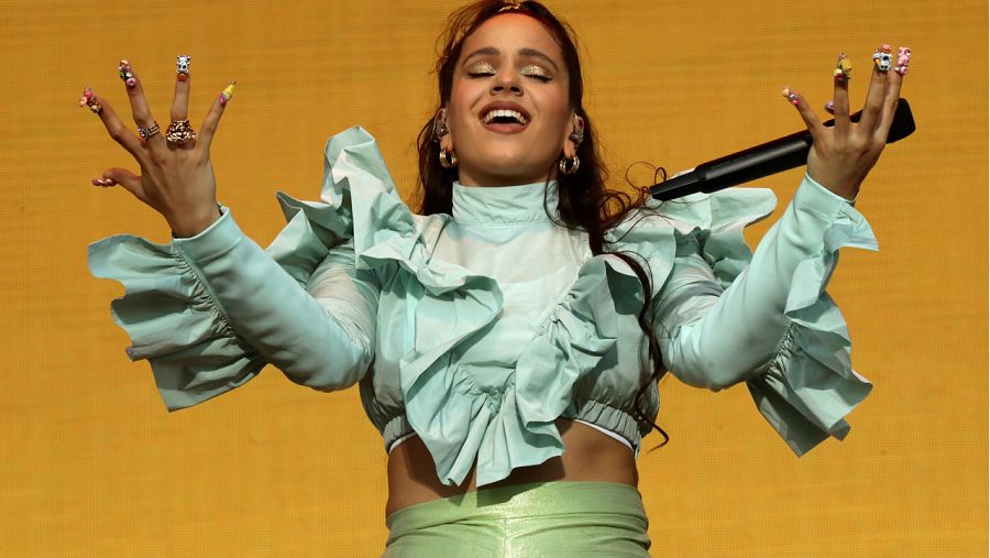 Rosalía en la fiesta de inauguración del Mad Cool 2019