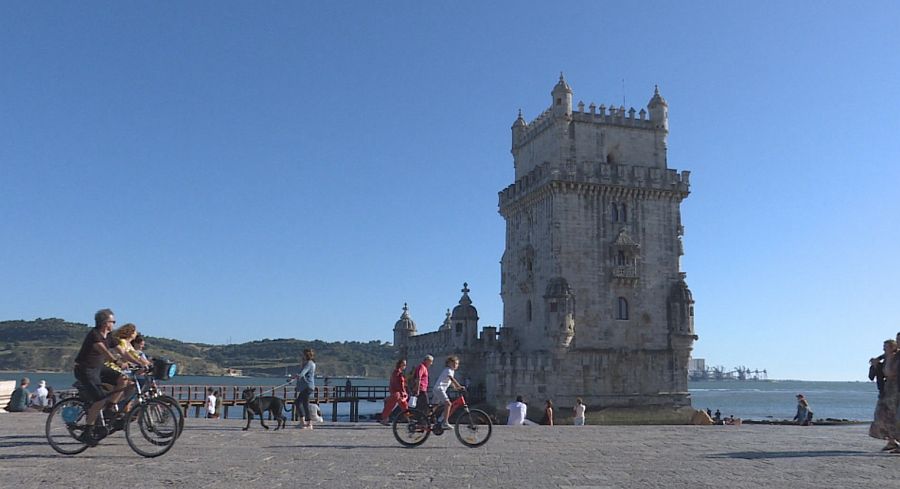 Comando al sol visita Lisboa