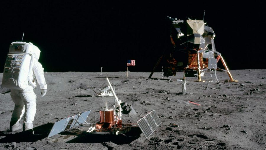 Toda RTVE se vuelva en los 50 años de los primeros pasos del hombre en la Luna