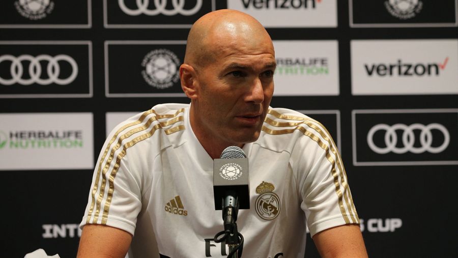 Rueda de prensa de Zinedine Zidane, en Houston
