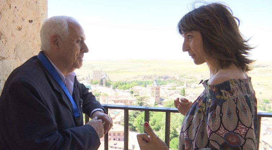 'Comando al sol': torre de la catedral de Segovia