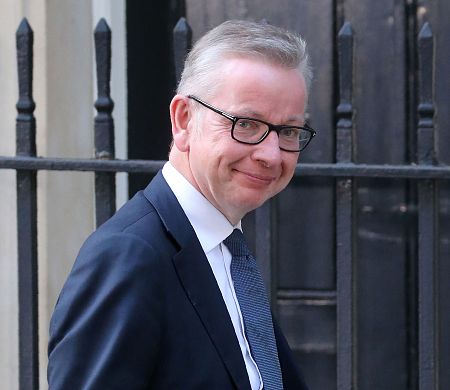 Michael Gove, secretario de Estado de Gobernación británico