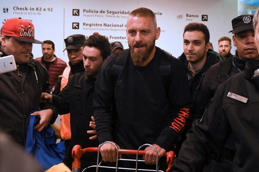 El italiano Daniele De Rossi llega a Argentina