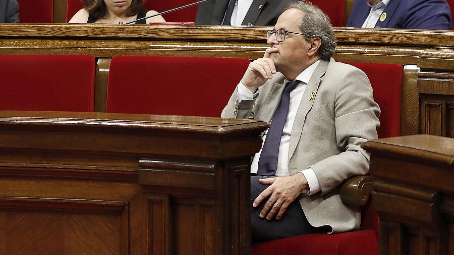 El presidente de la Generalitat, Quim Torra