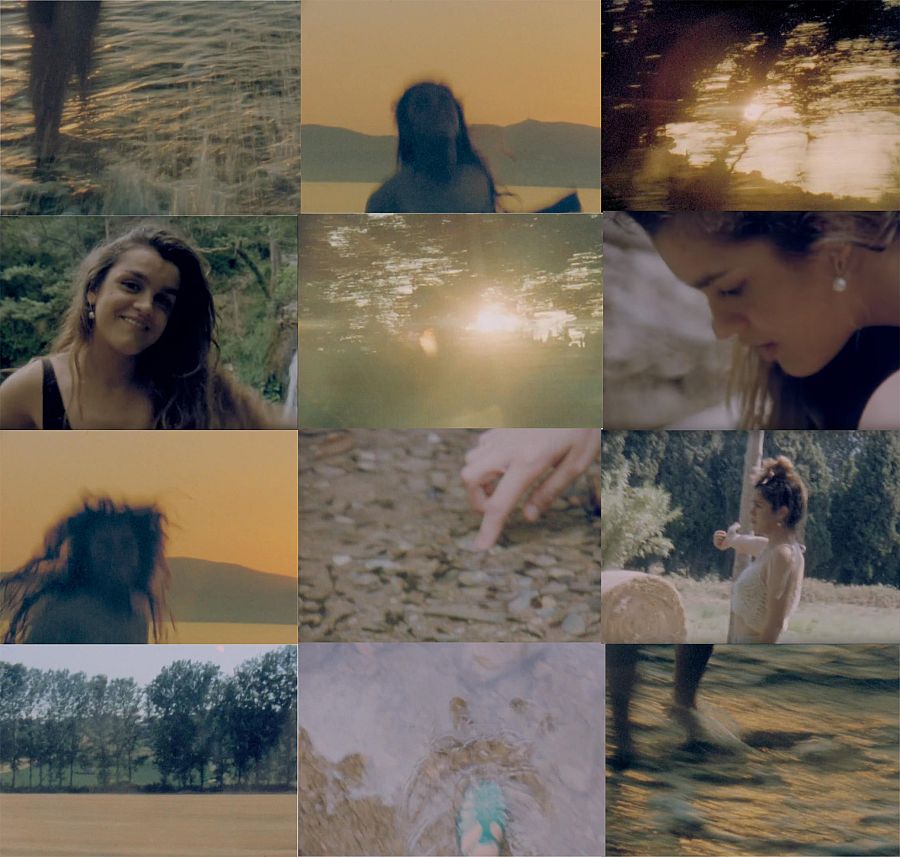 Imagenes de película casera que acompañan a la canción de Amaia, 