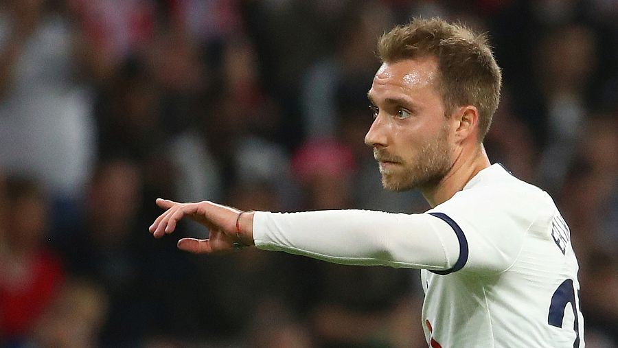 El centrocampista danés Christian Eriksen.