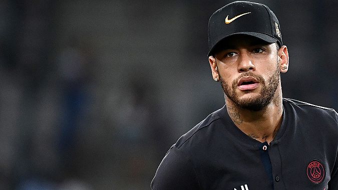 Neymar, en un partido con el PSG.