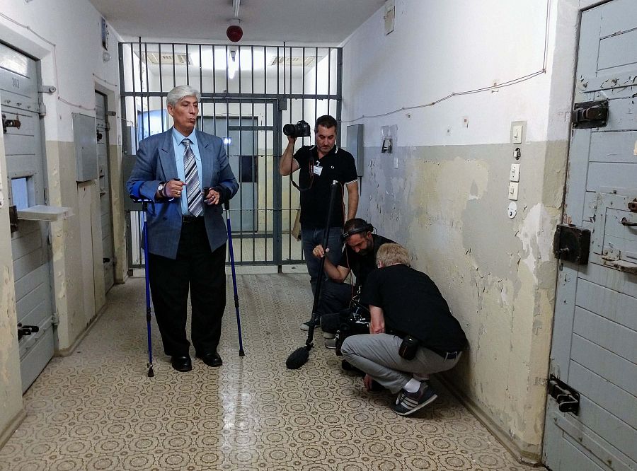 Grabación del documental 'Prisionero', para 'En Portada'