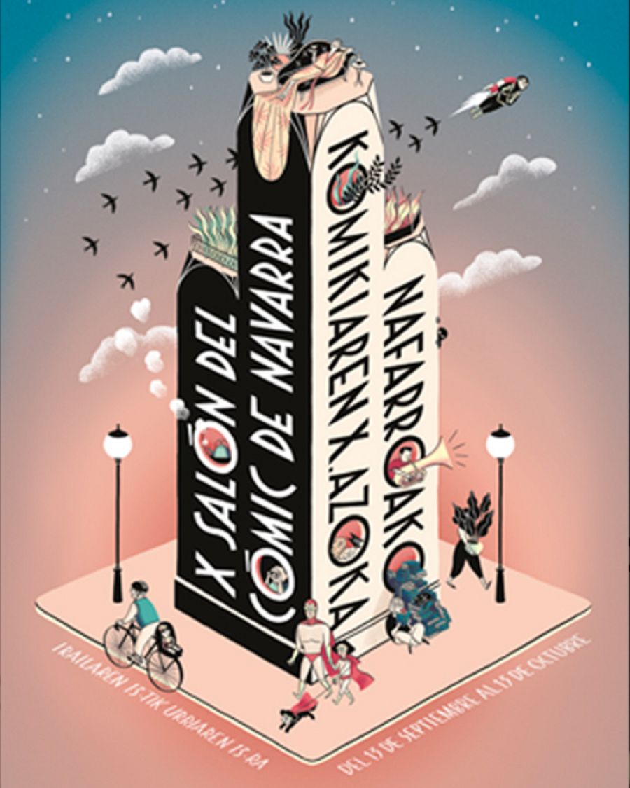 Cartel del Salón del Cómic de Navarra