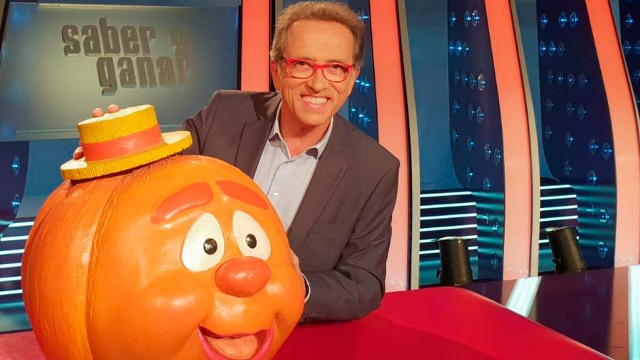 Jordi Hurtado con la siempre entrañable calabaza Ruperta