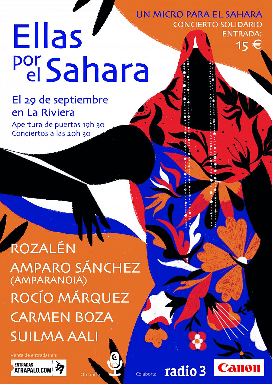 Cartel de 'Ellas por el Sahara'