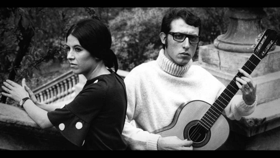 Eugenio con su esposa Conchita