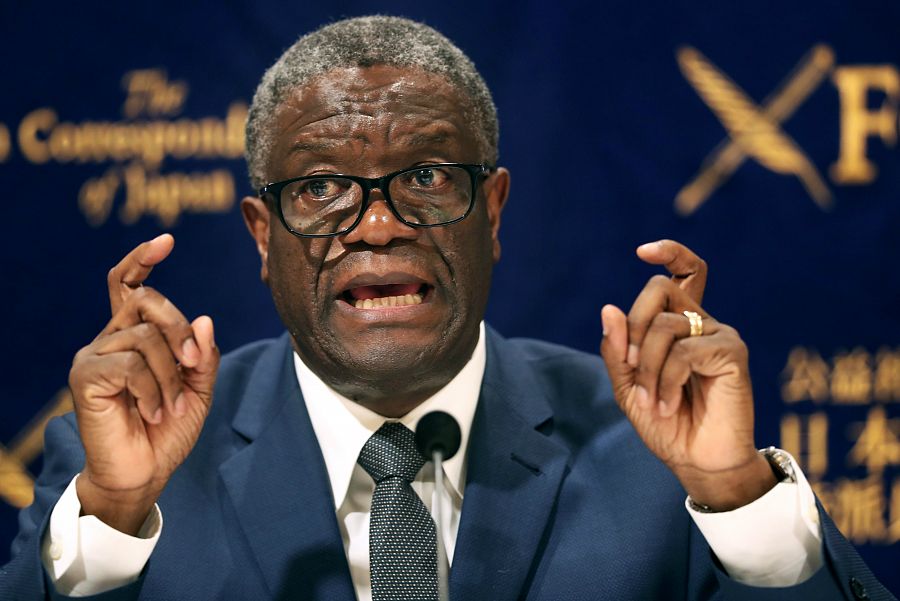 Denis Mukwege, Premio Nobel de la Paz 2018, por su labor en la lucha contra la violencia sexual