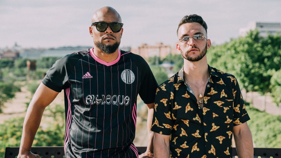 C. Tangana y Madjody durante la grabación de su entrevista en 'Mixtape'