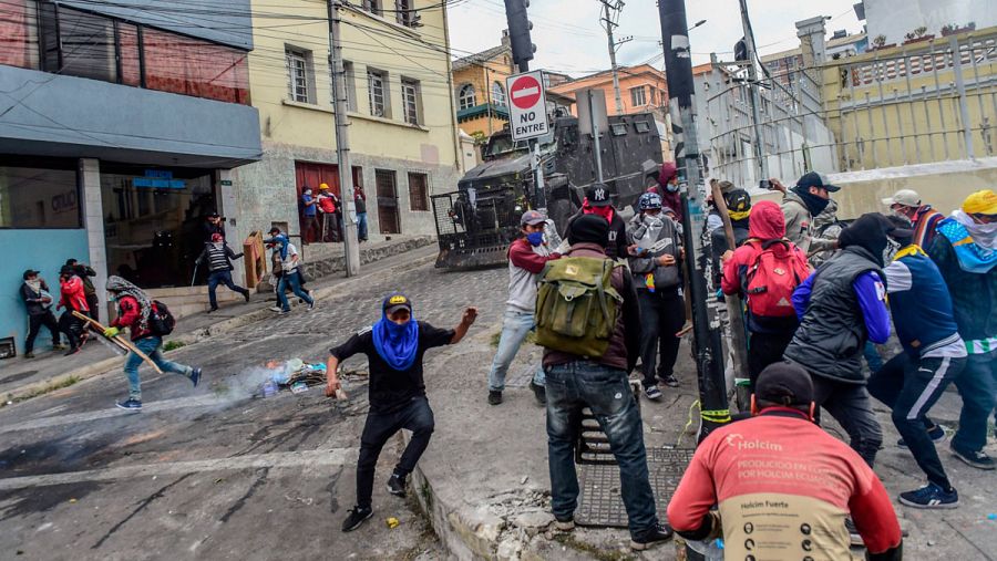 Nueva oleada de protestas en Ecuador contra las medidas económicas