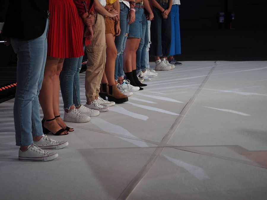 Segundo grupo en el escenario en la fase 2 del casting de Las Palmas de Gran Canaria