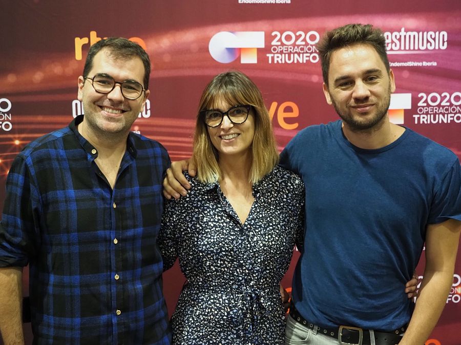 Los tres miembros del jurado del casting de Valencia 2020: Noemí Galera, Pablo Wessling y Jose Marín