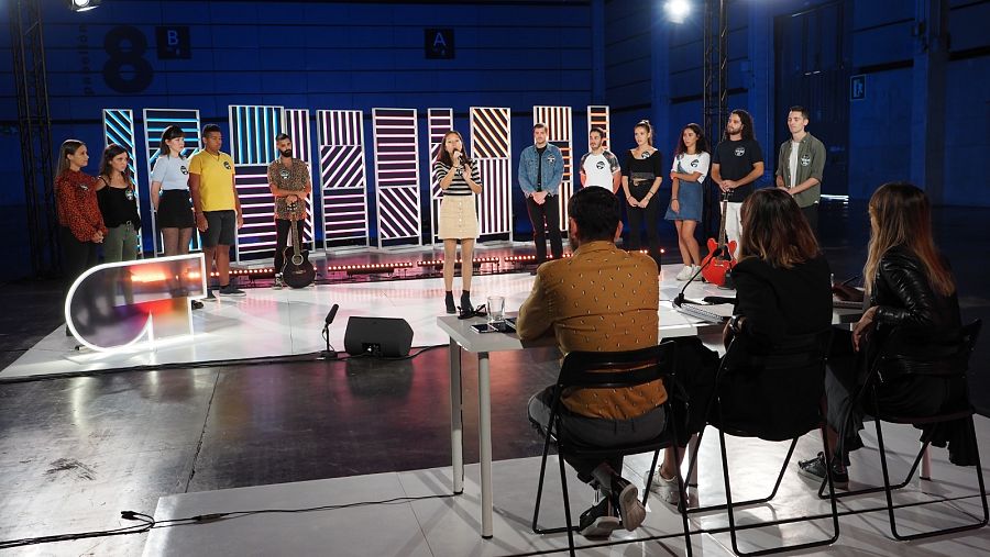 Quinto grupo empezando el casting