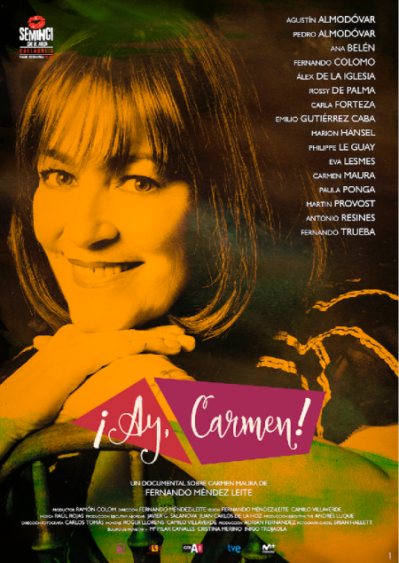 Póster del documental '¡Ay Carmen!'