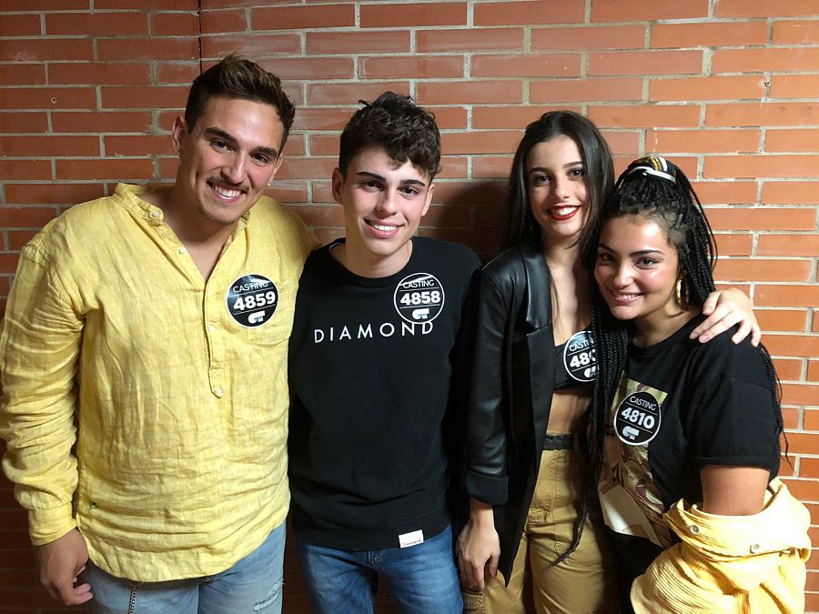 Los seleccionados del tercer grupo en la fase 2 del casting de OT 2020 en Málaga