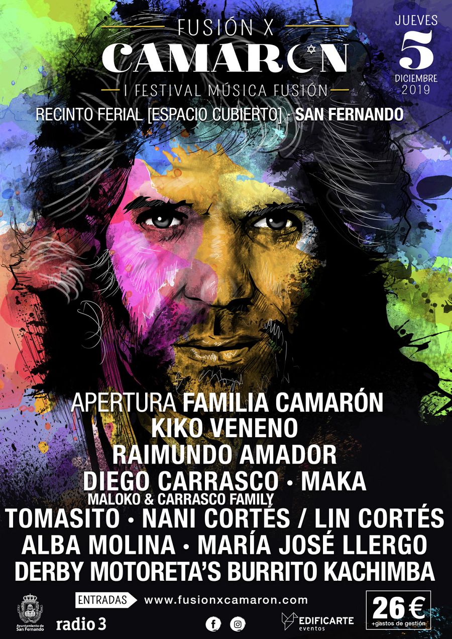 Cartel completo del nuevo festival 'Fusión x Camarón'