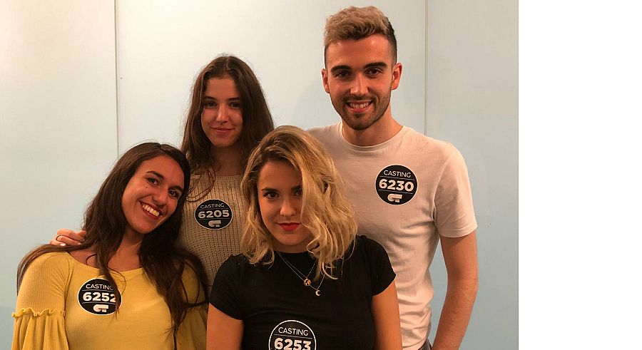 Los seleccionados del primer grupo en la Fase 2 del casting OT 2020 en Bilbao