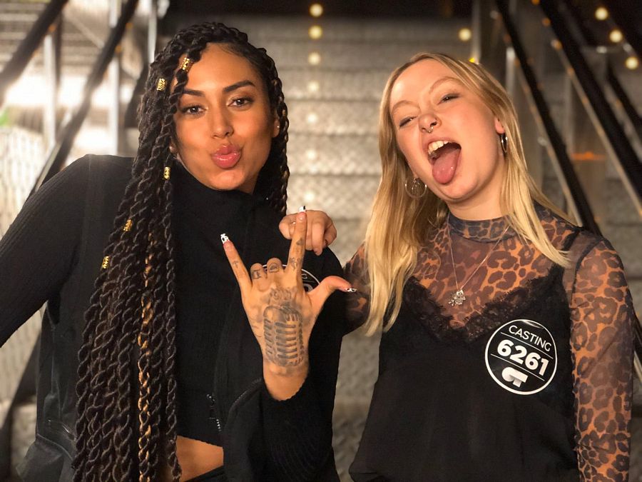 Las dos seleccionadas del grupo 3 en la Fase 2 del casting OT 2020 en Bilbao