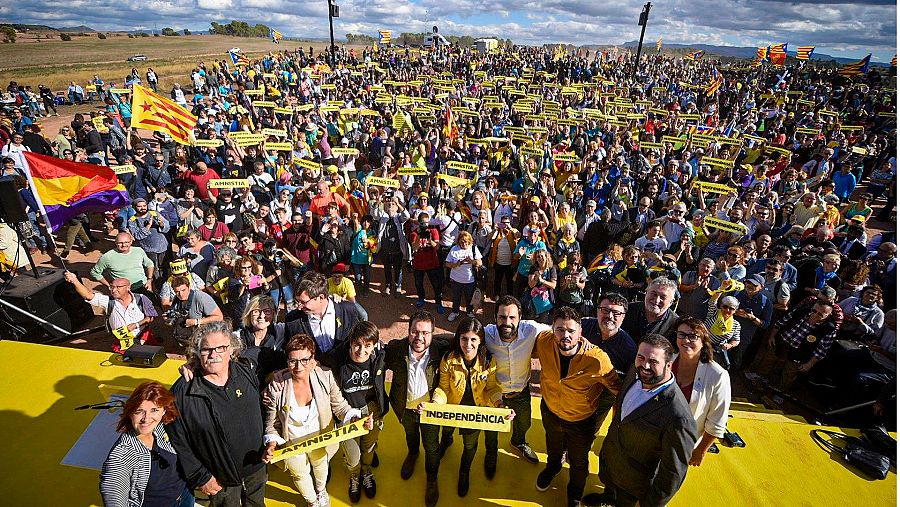 Elecciones 10N: acto central de campaña de ERC en la cárcel de Lledoners