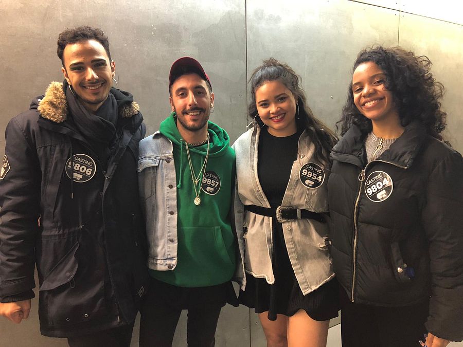 Nayim, Bamboe, Carmen Elena y Karina son los seleccionados en la Fase 2 del casting OT 2020 en Madrid