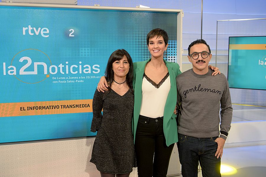 Eva de Vicente, Paula Sáinz-Pardo y César Vallejo