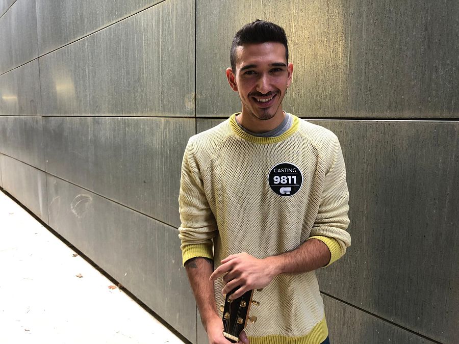Bruno, el único que ha pasado de su grupo en la Fase 2 del casting OT 2020 en Madrid