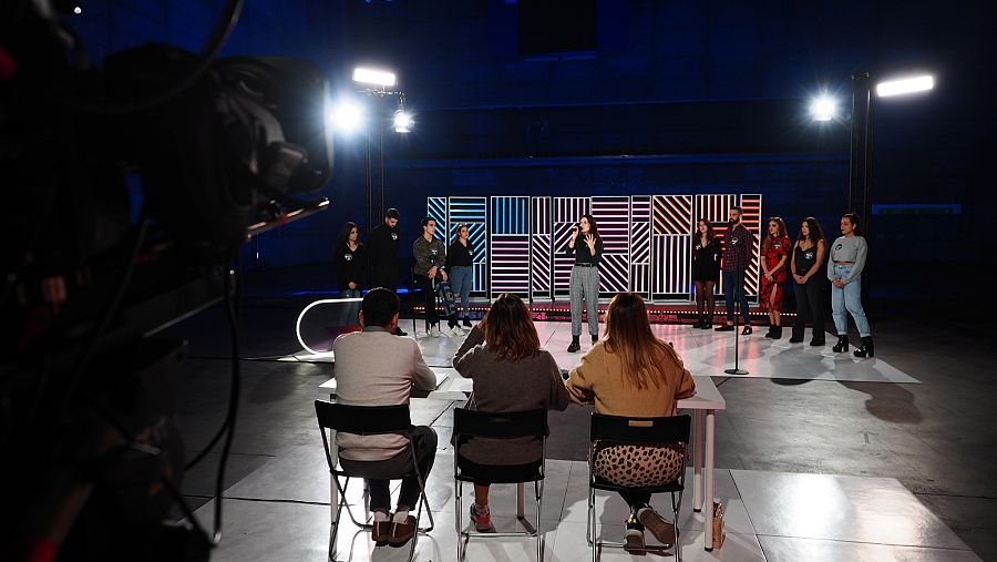 Último grupo empezando a acabar el casting en la Fase 2 del casting OT 2020 en Madrid