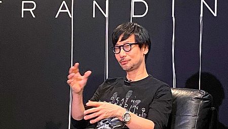 Hideo Kojima, durante la entrevista con RTVE en Nueva York