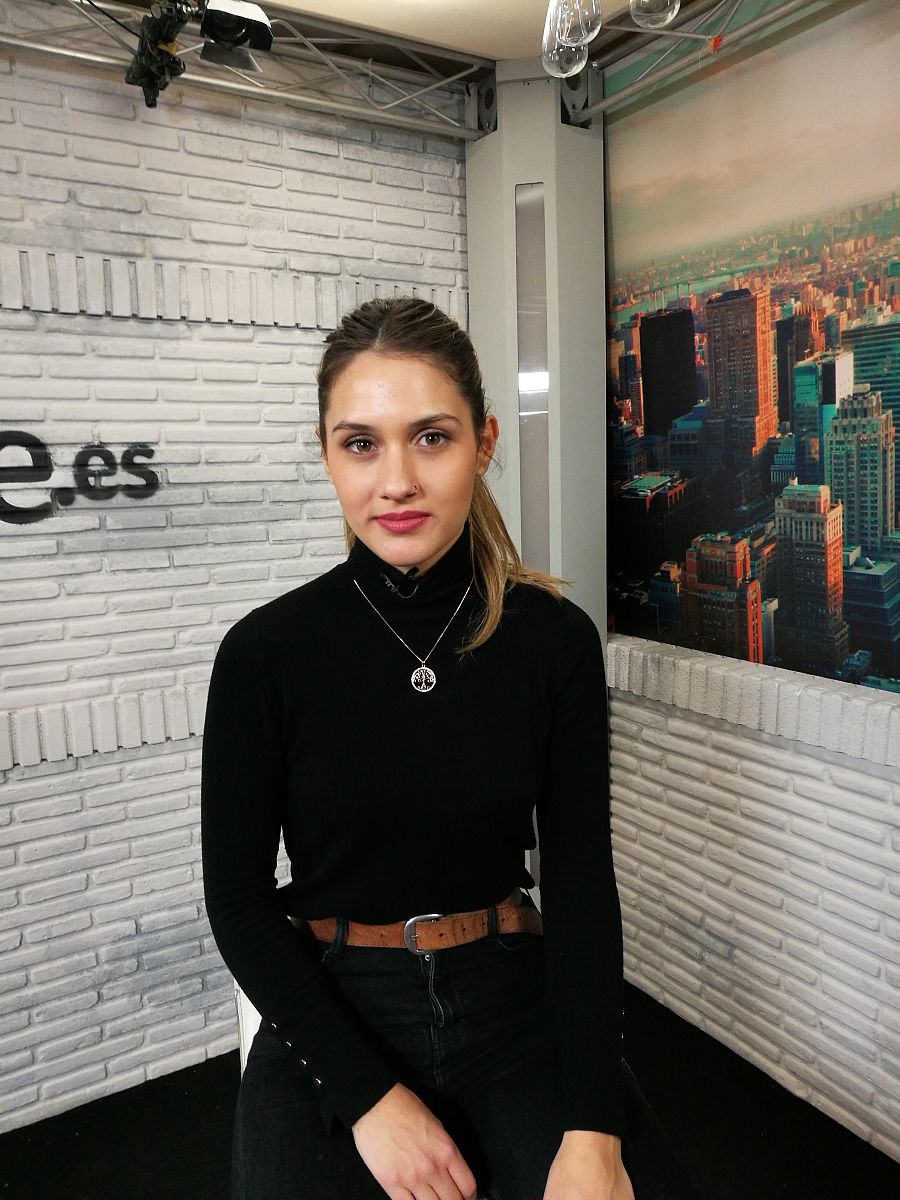 Fotografía de Sabela, ex concursante de Operación Triunfo 2018, antes de responder a sus fans por instagram