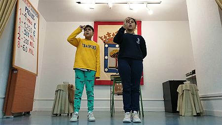 Ensayo del sorteo de Navidad