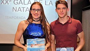 Paula Juste (i), en una foto del CN Lleida