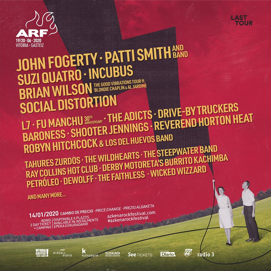 Cartel del AzkenaRock Festival 2020