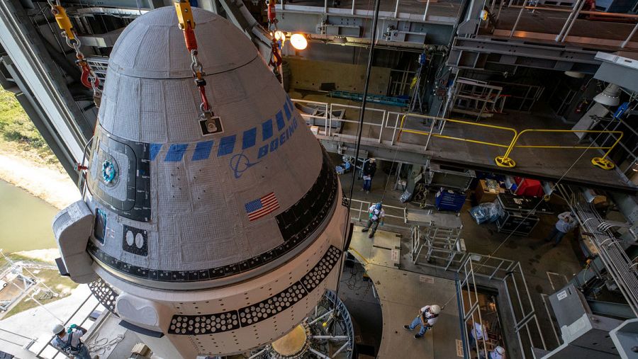 Nave reutilizable CST-100 Starliner de la compañía Boeing.