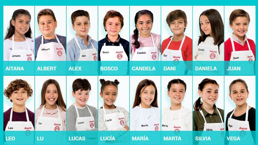 Así son los 16 aspirantes de la nueva edición de 'MasterChef Junior'