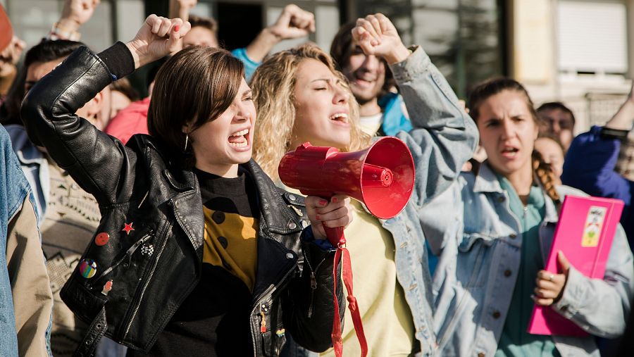 Cuéntame cómo pasó - María, líder del moviento estudiantil