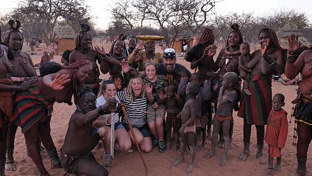 Mi familia en la mochila en tierras africacas