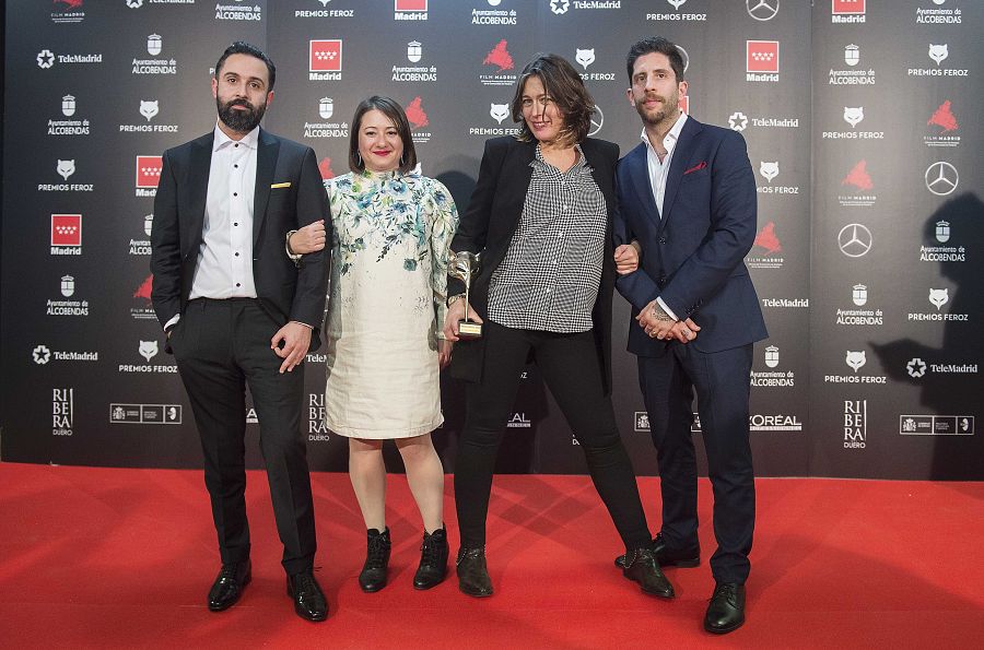 El equipo de 'Ventajas de viajar en tren', mejor comedia